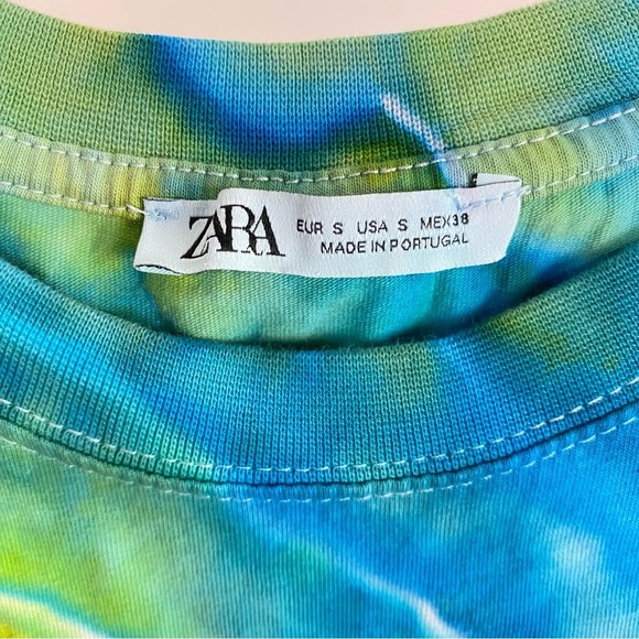 Geode Tie Dye Tank Top Muscle Tee Shirt Mens Size Small Unisex Handmade Blue - Picture 4 of 8